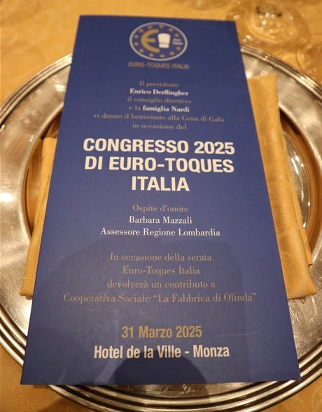 Congresso Euro Toques 2025: tutte le foto della cena di Gala e delle premiazioni