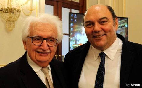 Bruno Gambarotta e Claudio Porchia