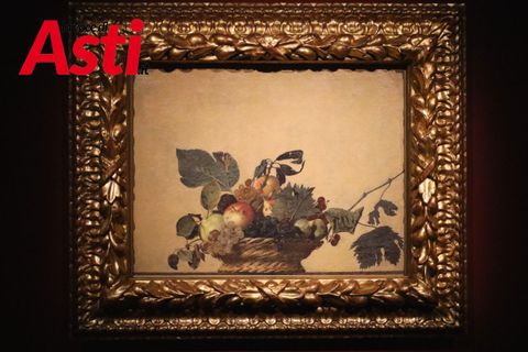 Asti: da domani &quot;La Canestra&quot; di Caravaggio potrà essere ammirata a Palazzo Mazzetti [GALLERIA FOTOGRAFICA]