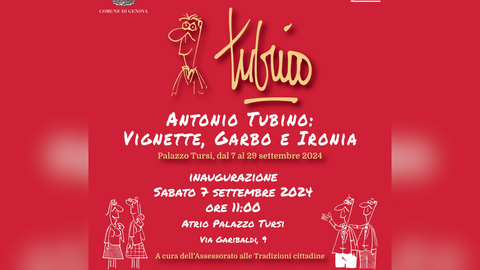 &quot;Vignette, Garbo e Ironia”: la mostra a Palazzo Tursi che omaggia il genio di Antonio Tubino