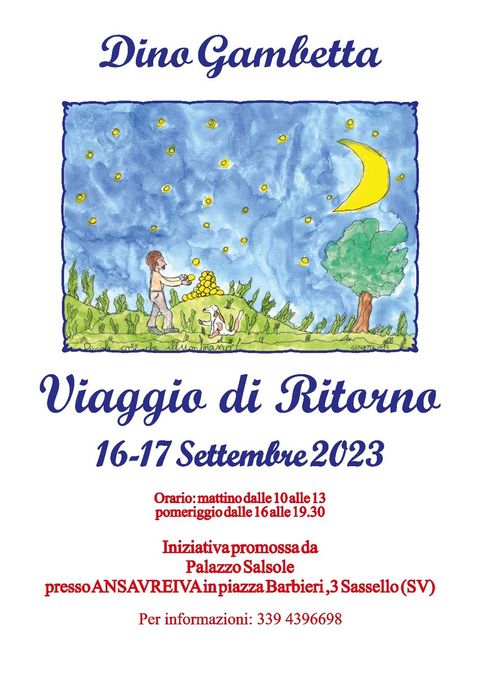 Sassello: &quot;Viaggio di ritorno&quot;, una nuova mostra di Dino Gambetta