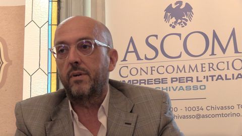 Carlo Nicosia, presidente di Ascom Chivasso.