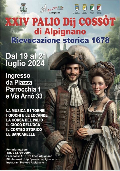Ad Alpignano conto alla rovescia per il via del XXIV Palio dij Cossot
