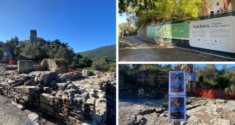 Borgo Castello di Andora (SV): il fascino della storia riaffiora dagli scavi archeologici