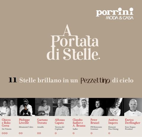 Besozzo (VA): &quot;A Portata di Stelle”: cucina e solidarietà in tavola con la partecipazione di Euro-Toques Italia e International e importanti chef stellati