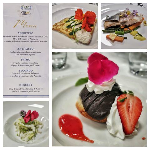 Sanremo: un menù a base di fiori eduli per festeggiare i cento anni del Crea di Sanremo (Foto)
