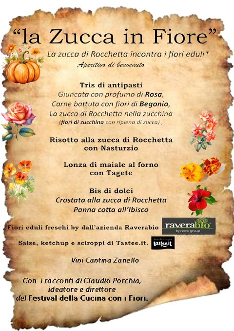 Rocchetta di Cengio (SV): la magia dei sapori nella cena della vigilia di “ZuccaInPiazza". Ultimi posti disponibili.