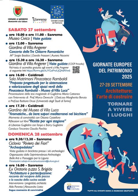 Sanremo apre le porte alla cultura con le Giornate Europee del Patrimonio