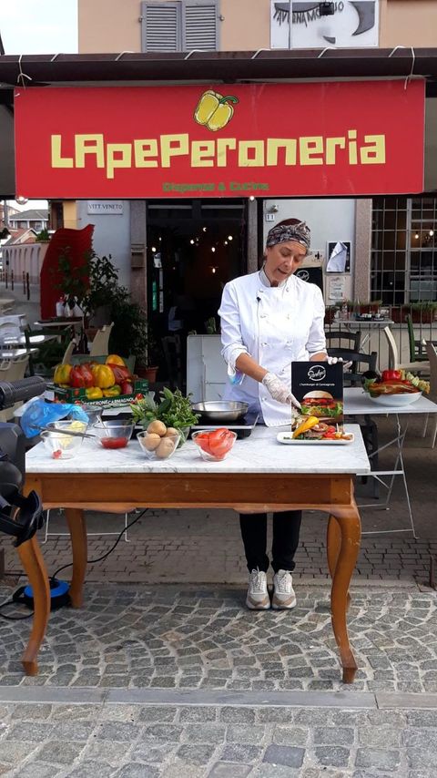 Rinu Garavagno” Cuoca e Patron”  della Taverna Monviso