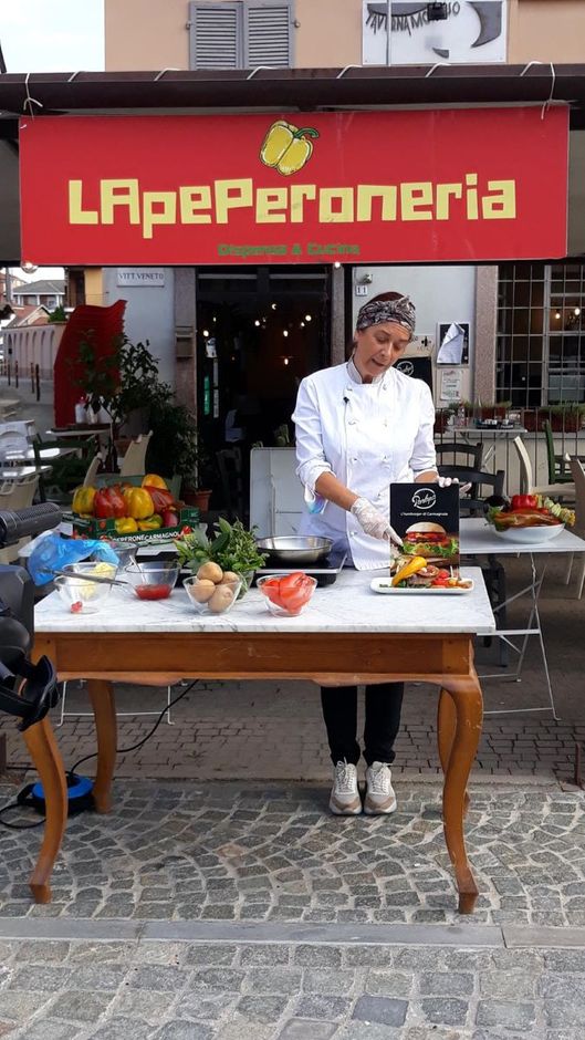 Rinu Garavagno” Cuoca e Patron”  della Taverna Monviso