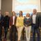 Foto di gruppo al termine della conferenza stampa di presentazione