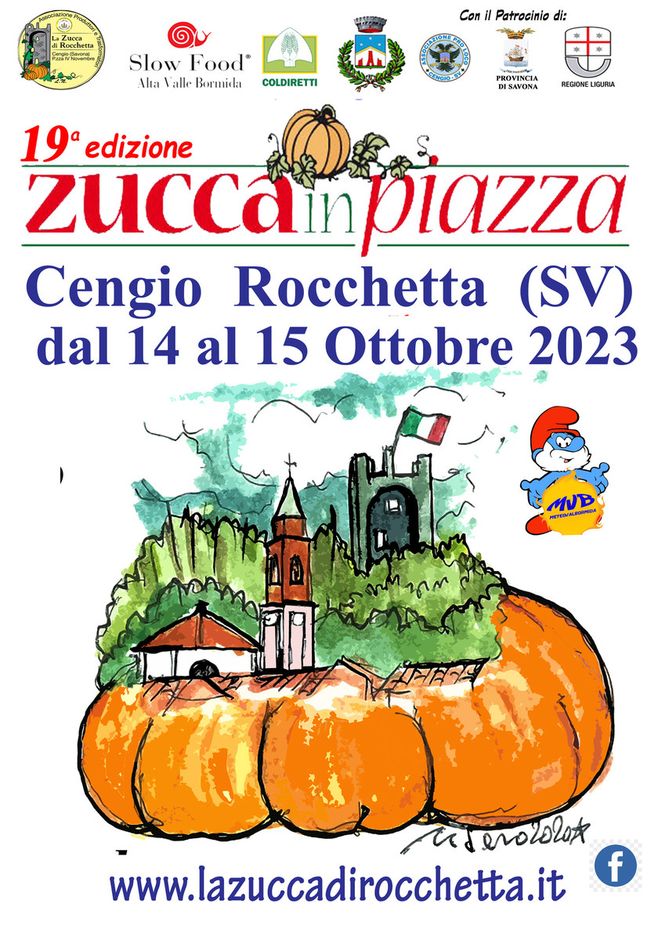 Rocchetta di Cengio (SV): definito il programma della 19° edizione di “ZuccaInPiazza”. Rocchetta di Cengio (SV): definito il programma della 19° edizione di “ZuccaInPiazza”.