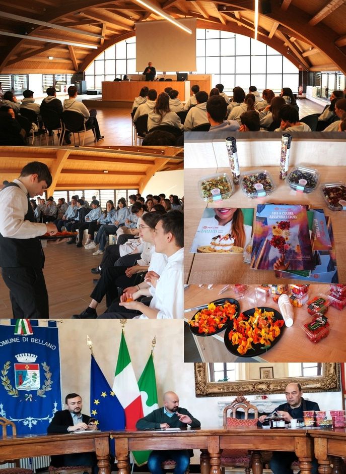 A Bellano (LC) un corso per scoprire l'utilizzo dei fiori in cucina. Coinvolti anche i ragazzi dell’Istituto Alberghiero CFPA di Casargo.