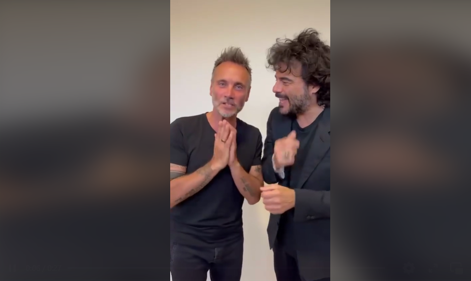 Astimusica: il saluto di Renga e Nek ai fans astigiani [VIDEO]