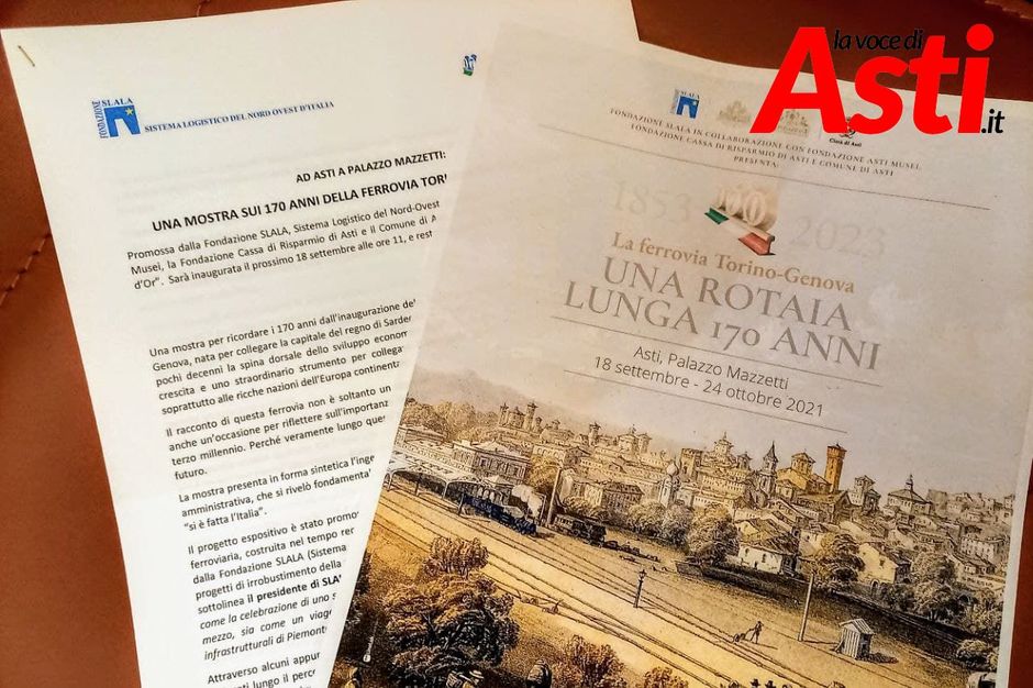 Asti: al via la mostra dedicata ai 170 anni della linea ferroviaria Torino-Genova