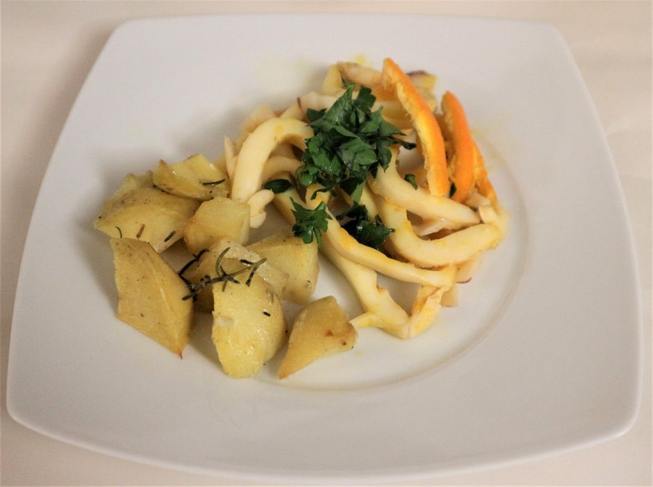 Cucinare con il miele: Seppie agli agrumi