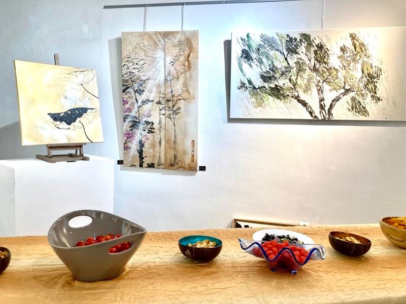 Nizza, personale di Martine Thibaud alla Galerie des Dominicains (Foto) Nizza, personale di Martine Thibaud alla Galerie des Dominicains (Foto)