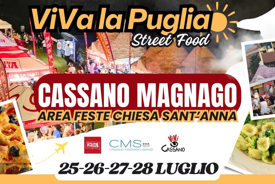 Un nuovo format di Street Food, Enogastronomia, Cultura e Spettacolo dedicato alla Puglia