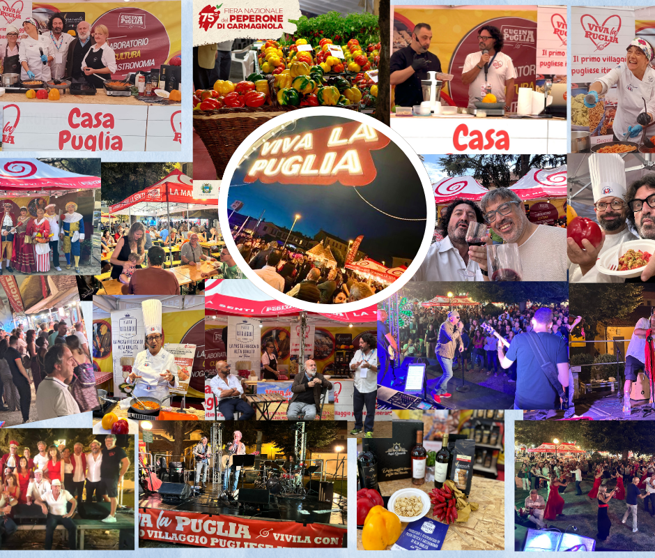 Grande successo di &quot;Viva la Puglia &quot; alla 75° Fiera Nazionale del Peperone di Carmagnola