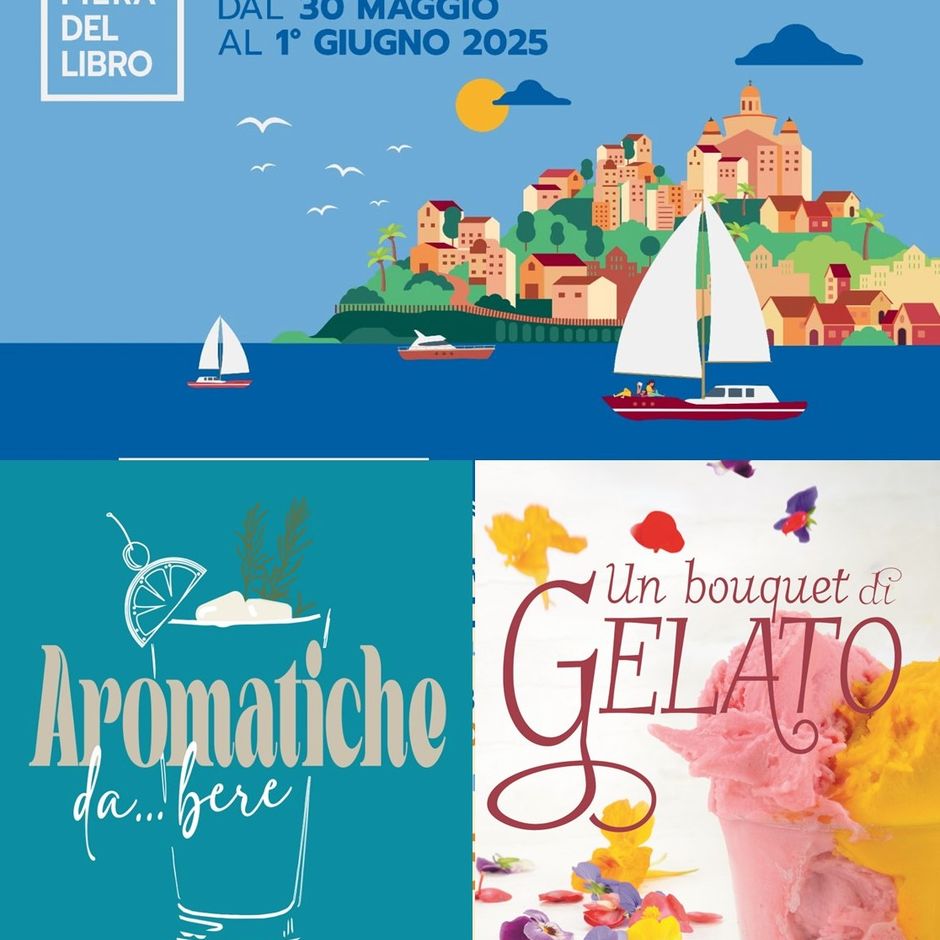 Imperia: all’Oasi del Gusto della Fiera del libro  due libri svelano come trasformare i fiori in gelati e cocktail sorprendenti