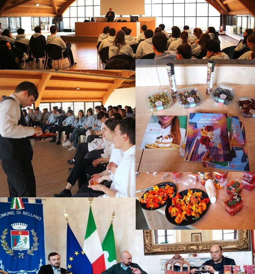 A Bellano (LC) un corso per scoprire l'utilizzo dei fiori in cucina. Coinvolti anche i ragazzi dell’Istituto Alberghiero CFPA di Casargo.