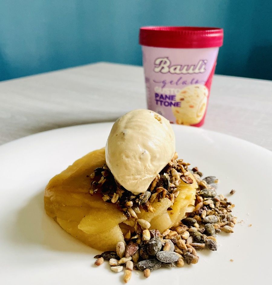 Il Panettone diventa gelato: la tradizione rivisitata in chiave gourmet dallo chef Fabio Mecchina