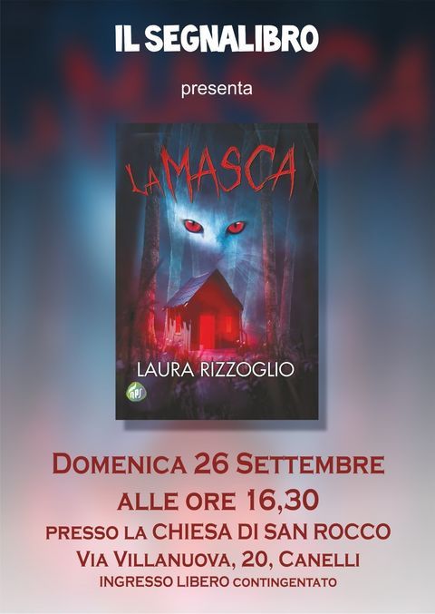 Canelli (AT): presentazione de “La masca”, secondo romanzo di Laura Rizzoglio
