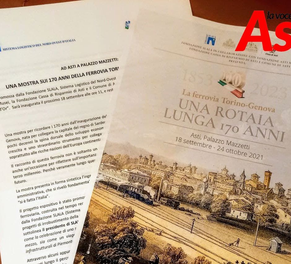 Asti: al via la mostra dedicata ai 170 anni della linea ferroviaria Torino-Genova
