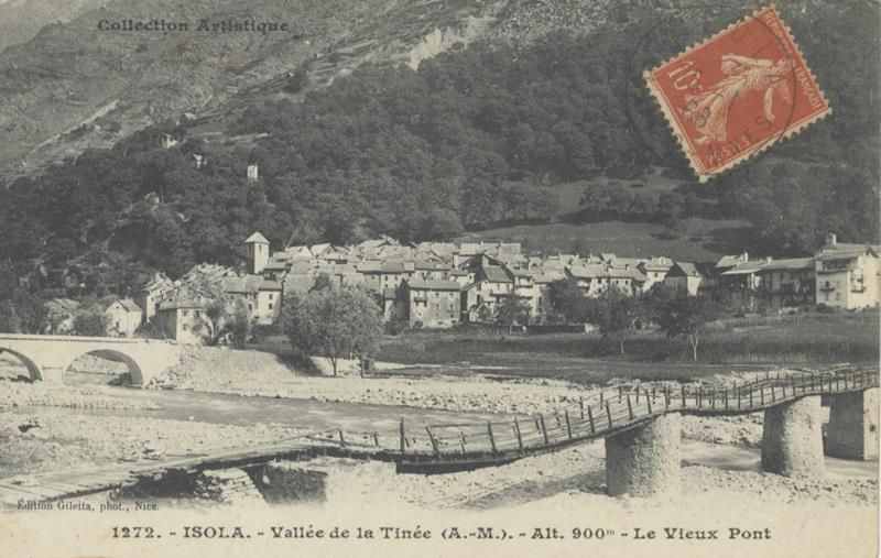 Vella Roya: la Tempesta Alex nelle cartoline dello scorso secolo (Foto)