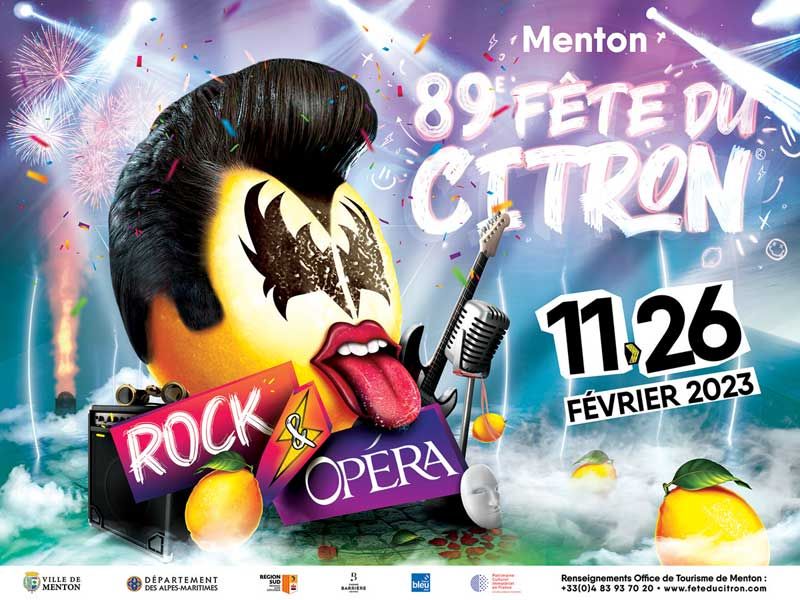 Menton, nel 2023 la Fête du Citron promette novità: rock e figurine virtuali innanzi tutto
