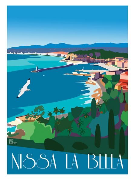 Nizza: i poster più belli che raccontano la Costa Azzurra e la sua trasformazione (Foto)