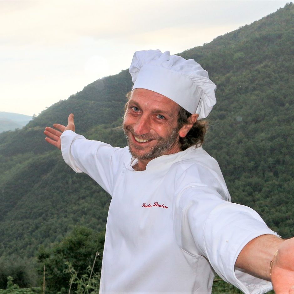 La svolta ecologica dello chef Federico Lanteri: sostenibilità, prodotti locali e trasferimento a Pigna (IM) nell'alta val Nervia