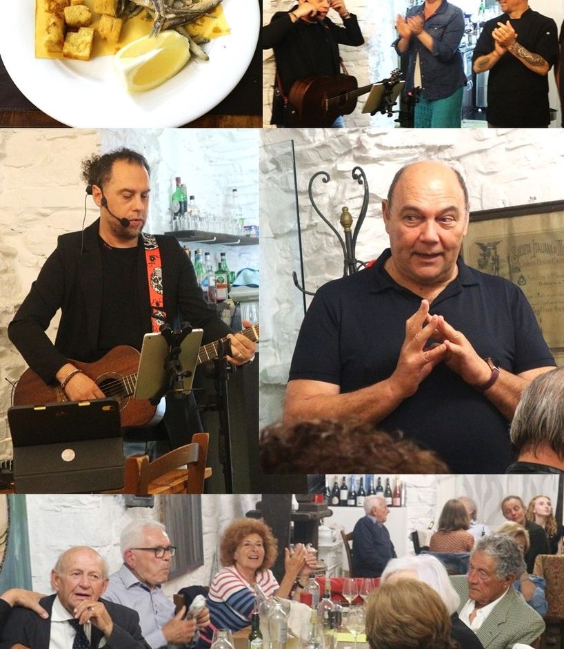 Cipressa: una serata magica al Ristorante Olivapazza in omaggio a Fabrizio de Andrè (Foto)