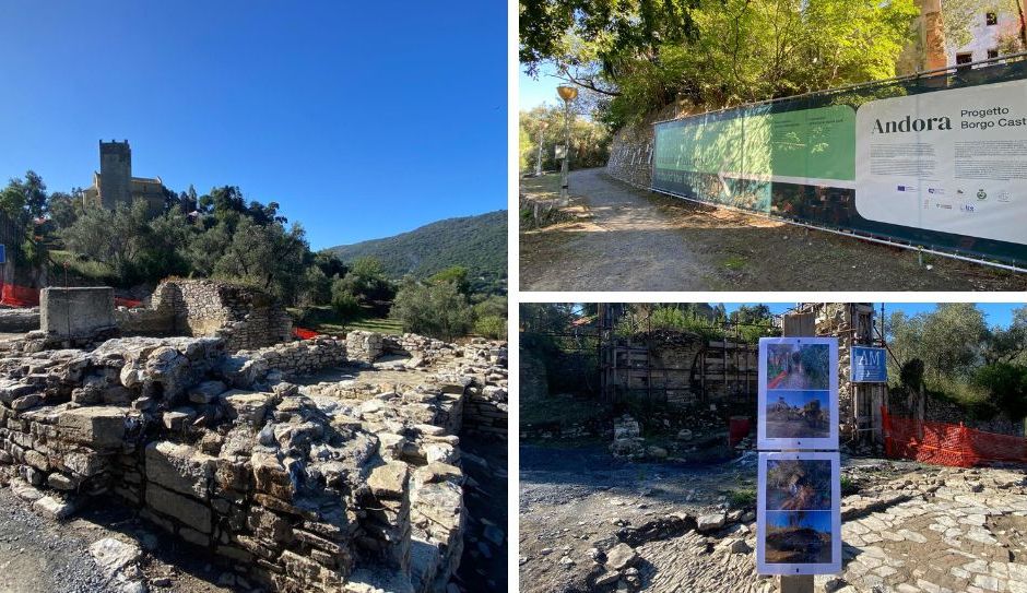 Borgo Castello di Andora (SV): il fascino della storia riaffiora dagli scavi archeologici