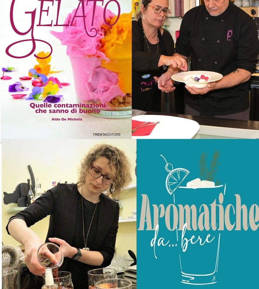 Albenga: la barlady Ottavia Castellaro ed il maestro gelatiere Aldo De Michelis fra i protagonisti del &quot;Festival della Cucina con i Fiori&quot;.