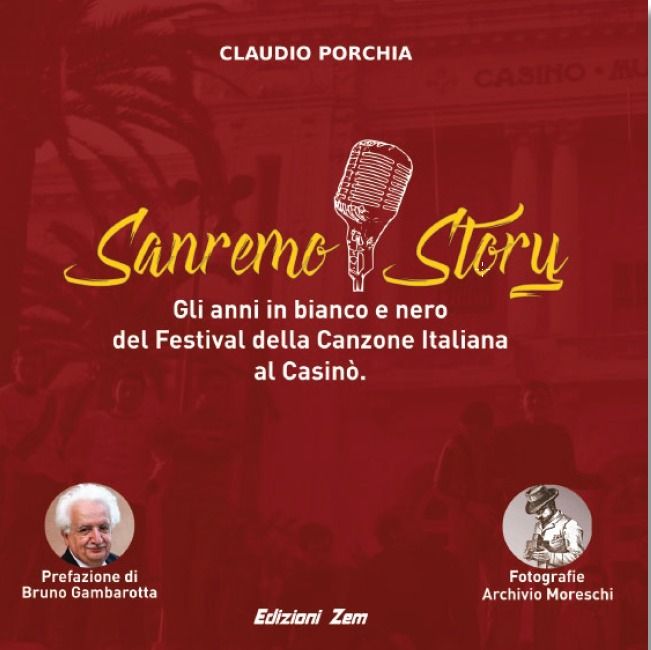 Celle Ligure: domenica 21 gennaio la presentazione del libro Sanremo Story di Claudio Porchia presso la biblioteca civica