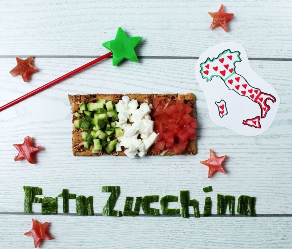 Una nuova ricetta di Fata Zucchina: la Bruschetta tricolore