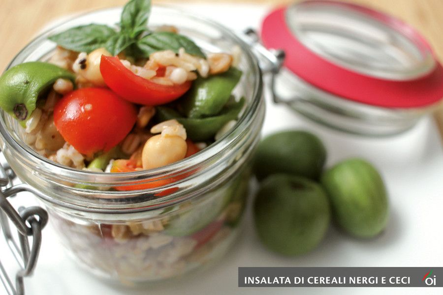 La ricetta: l’Insalata di Cereali, Nergi e Ceci