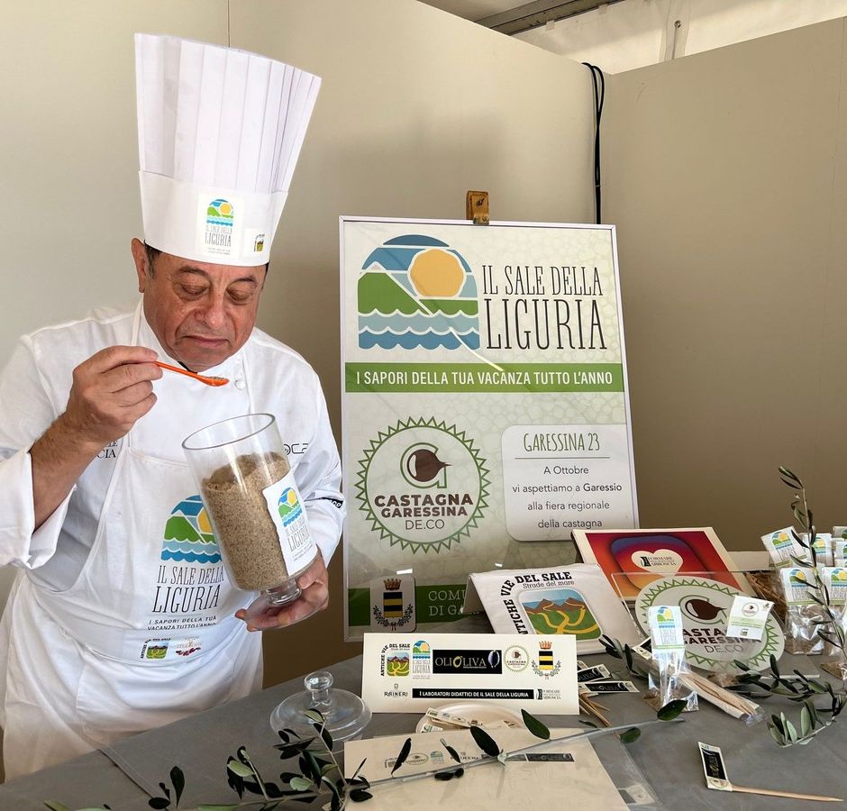Festivalcontrario: le castagne garessine de.co., olio Raineri protagonisti dello show cooking del maestro Renato Grasso
