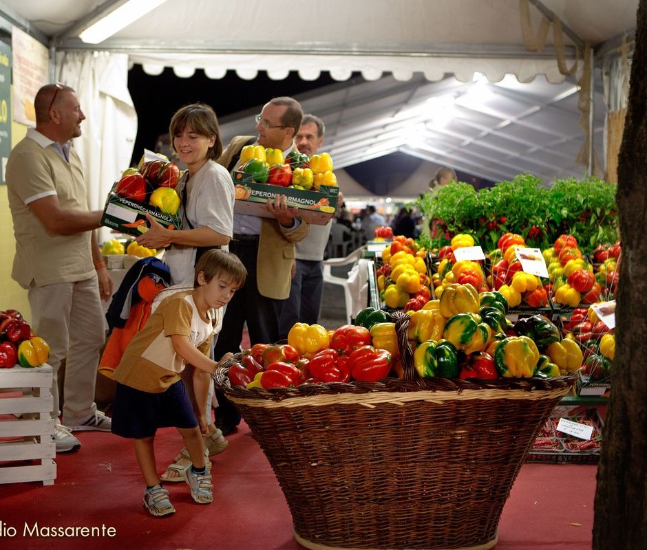 Il ristorante della 73^ Fiera Nazionale del Peperone di Carmagnola: il 10 settembre cena per la Fondazione Piemontese per la Ricerca sul Cancro di Candiolo