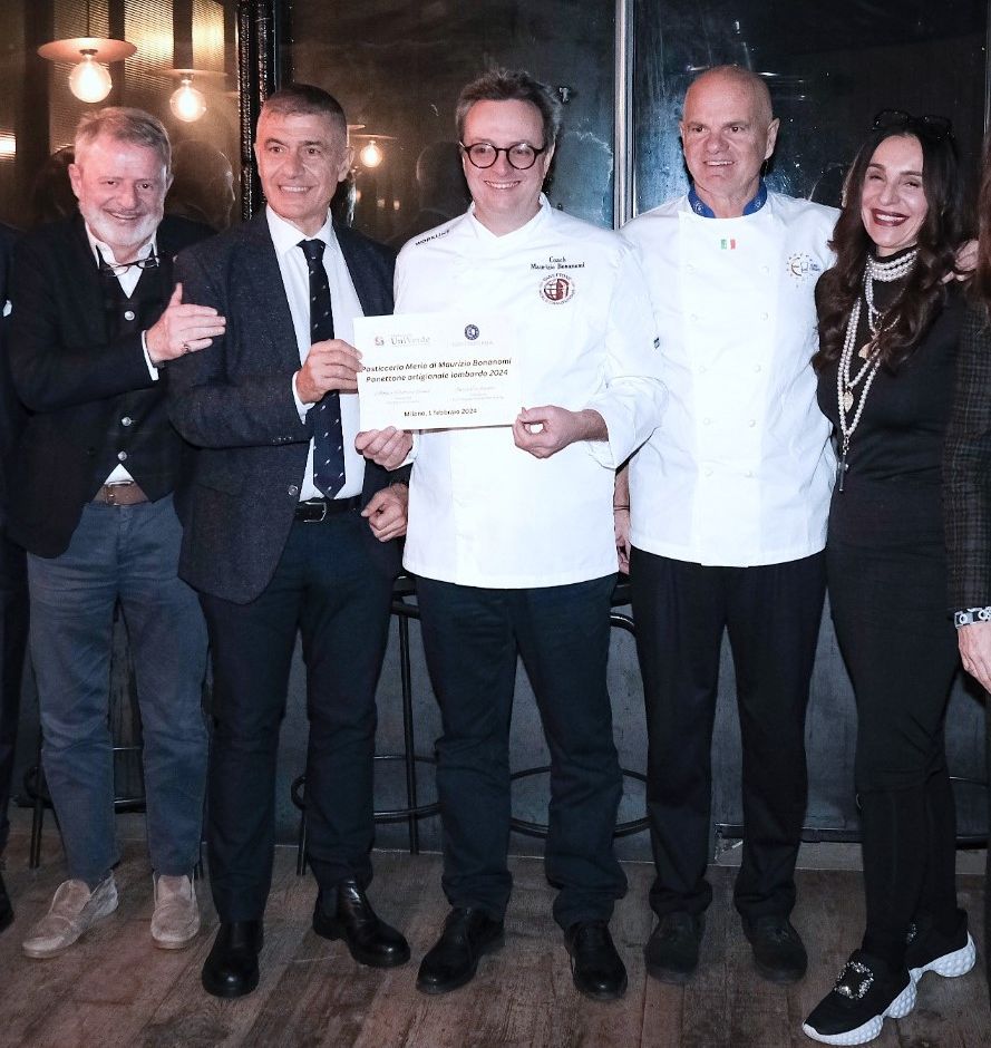 Alla Pasticceria Merlo il riconoscimento di migliore panettone artigianale lombardo 2024, assegnato da Euro-Toques Italia