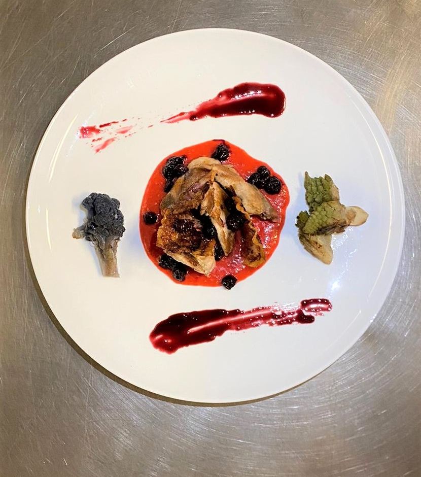 La ricetta: “I colori della quaglia” dello chef Daniele Abondio del Rugantino di Bienno (BS)