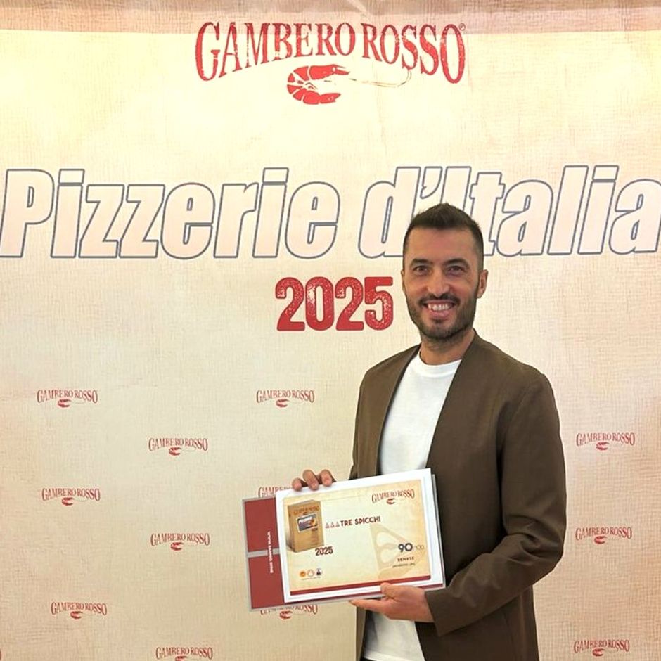 Sanremo: Giovanni Senese conquista i tre spicchi della guida delle Pizzerie d'Italia del Gambero Rosso