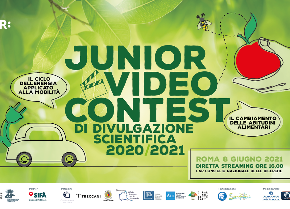 Martedì 8 giugno la finalissima del Junior Video Contest in streaming