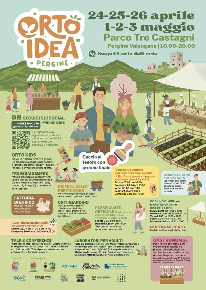 ORTOidea: a Pergine Valsugana il verde diventa esperienza