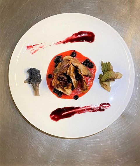 La ricetta: “I colori della quaglia” dello chef Daniele Abondio del Rugantino di Bienno (BS)