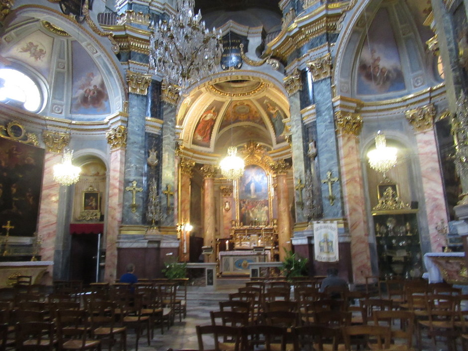 Nizza: la Cappella della Misericordia, conosciuta anche come la Cappella dei Penitenti Neri, è considerata il capolavoro del barocco nizzardo