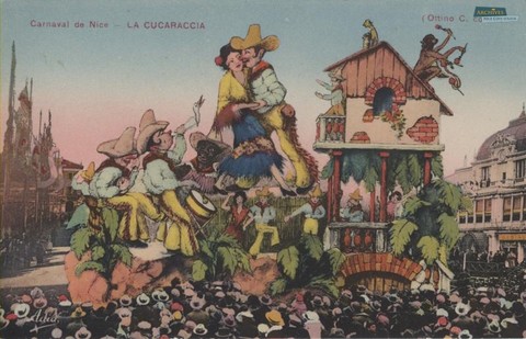 Le cartoline del carnevale di Nizza dello scorso secolo (Foto)