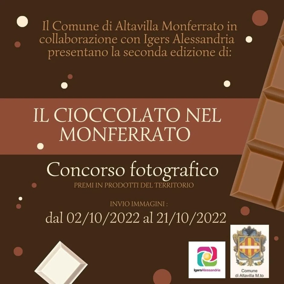 Altavilla Monferrato: partita la seconda edizione del contest fotografico “Il Cioccolato nel Monferrato&quot;