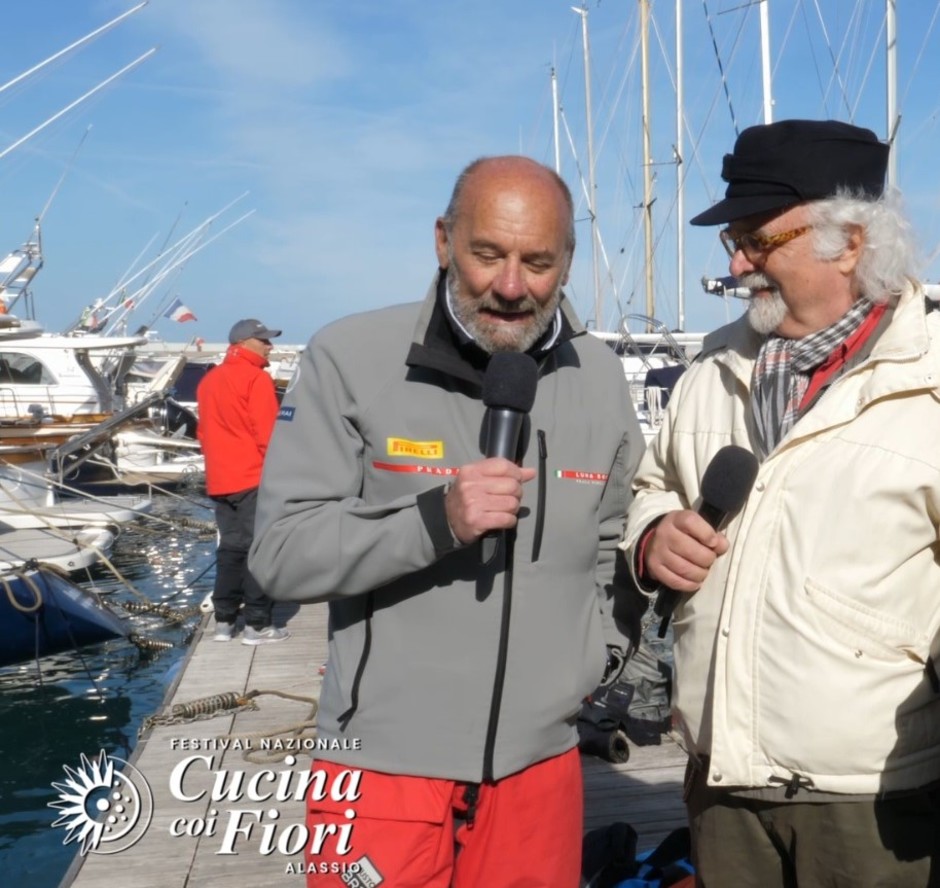 Festival della Cucina con i Fiori: il commento di Rinaldo Agostini Presidente della Marina di Alassio (Video e Foto)
